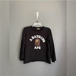 women’s size small bathing ape long sleeve